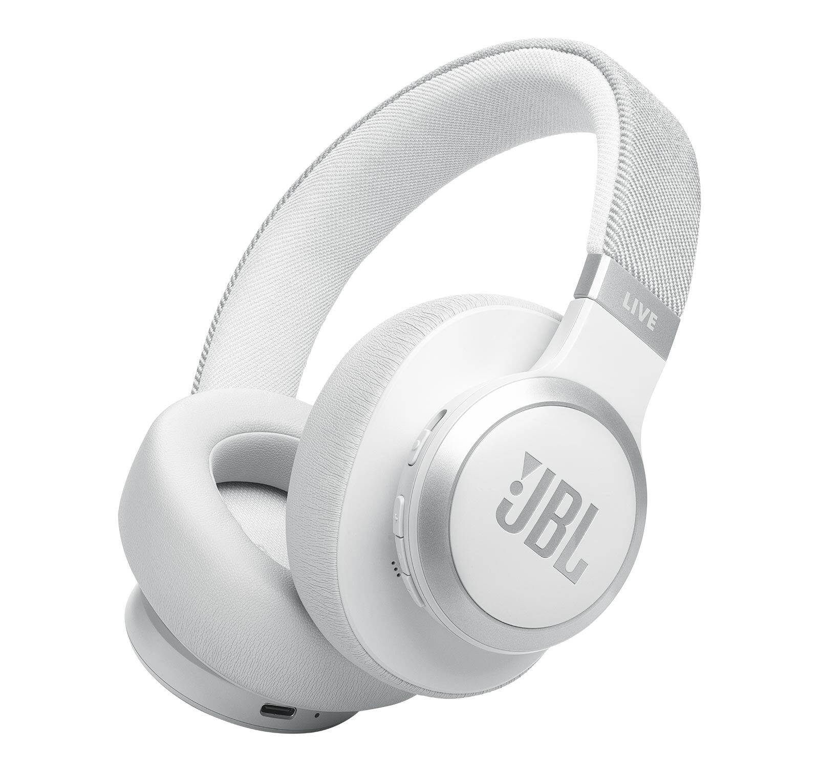 JBL Live 770 NC White Over Ear Headphone