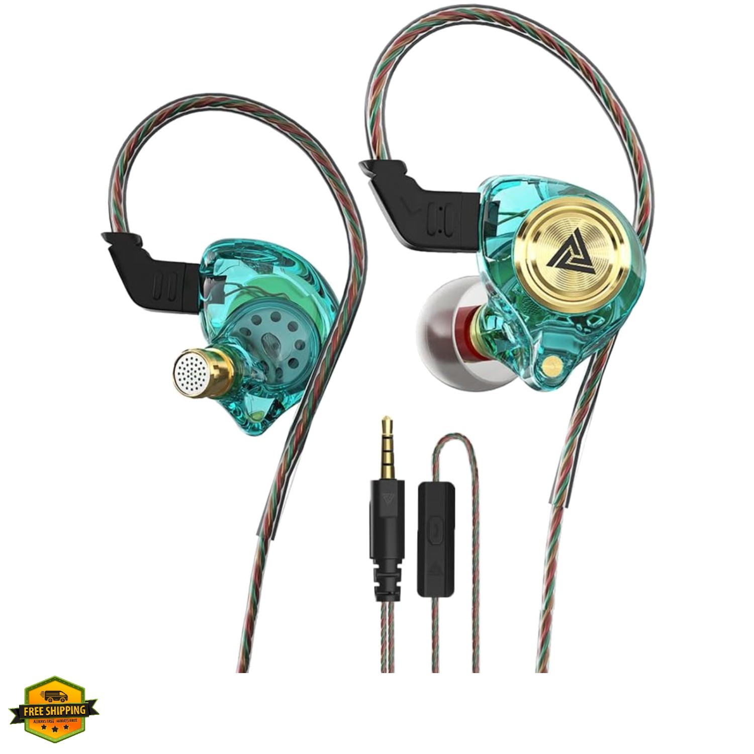 Wired Gaming Earbuds, Ak3file in Ear Monitors, Deep Bass Sound Wired Earbuds,…