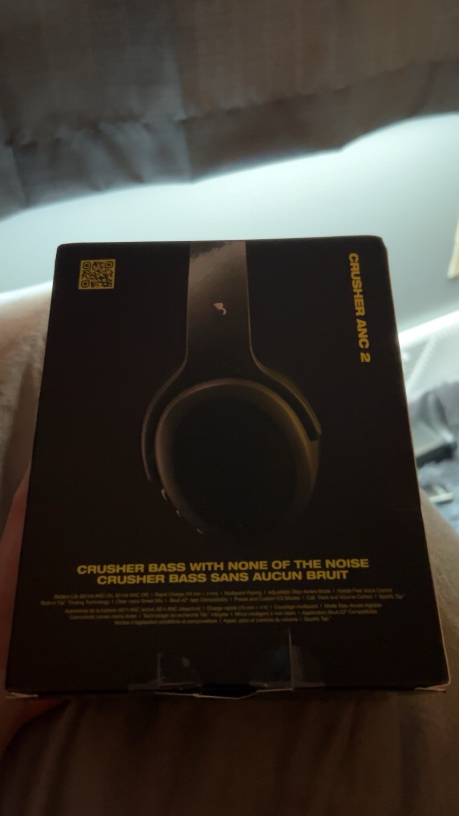 Skullcandy Crusher ANC 2 Bluetooth Wireless Headphones – Black (S6CAW-R740)