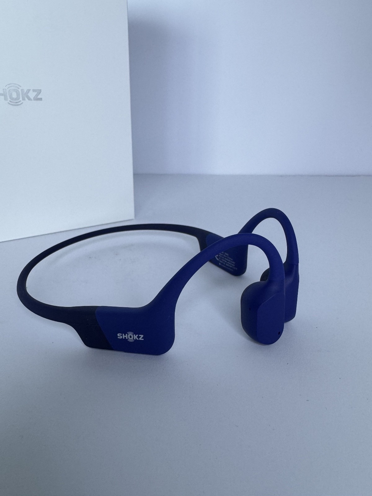 Shokz OpenRun Mini Bone Conduction Sport Headphones Blue Wireless Open Ear