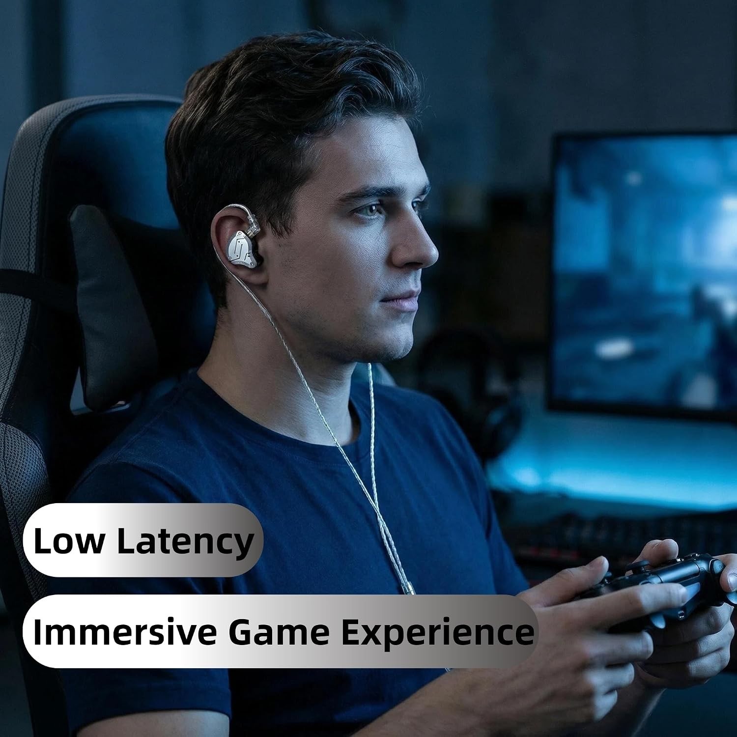 Immersive Bass Wired Earphones Without Mic