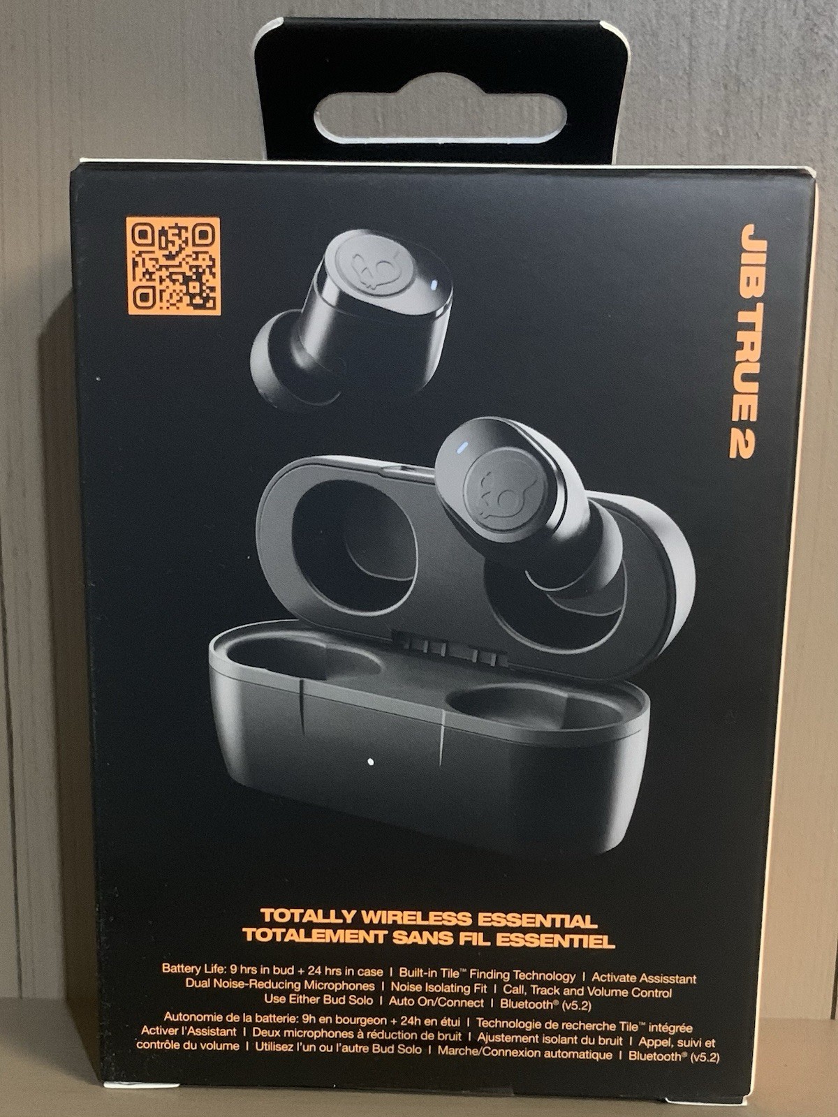New Skullcandy Jib True 2 Wireless In-Ear Bluetooth Headphones Black S1JTW-P740