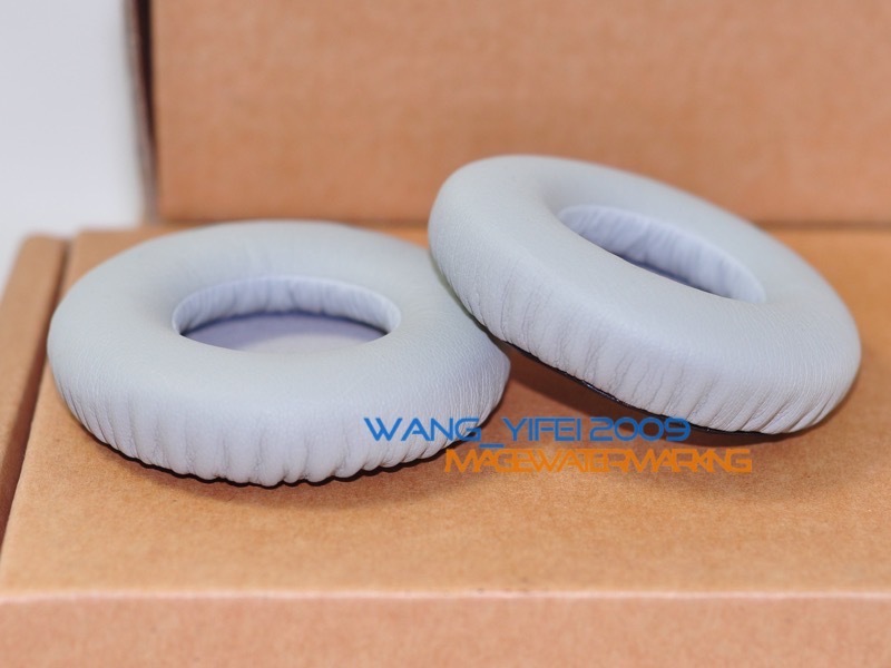 Hoar offwhite Protein Leather Softer Cushion Ear Pad For DNA On Ear Headphone