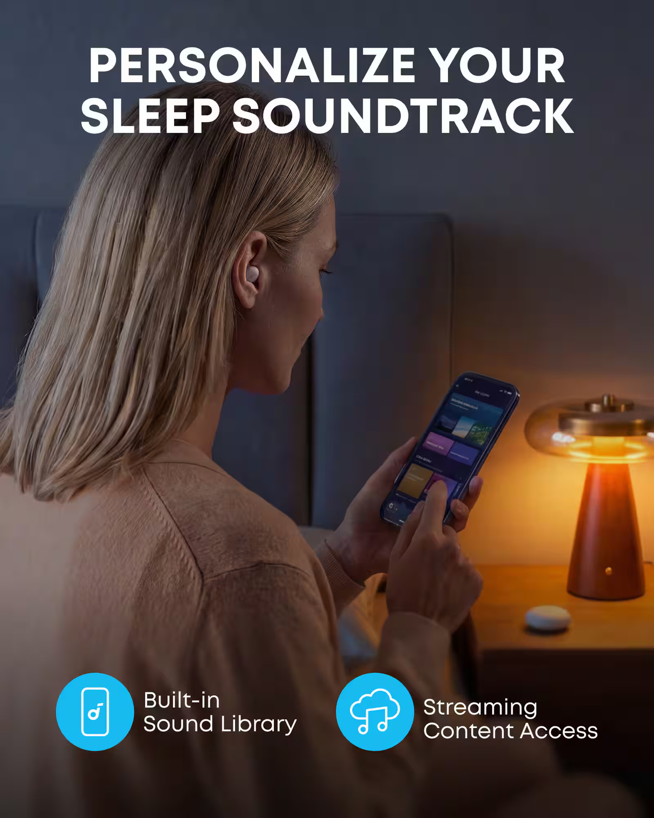Soundcore – by Anker Sleep A20 Noise Masking True Wireless Earbud Headphones …