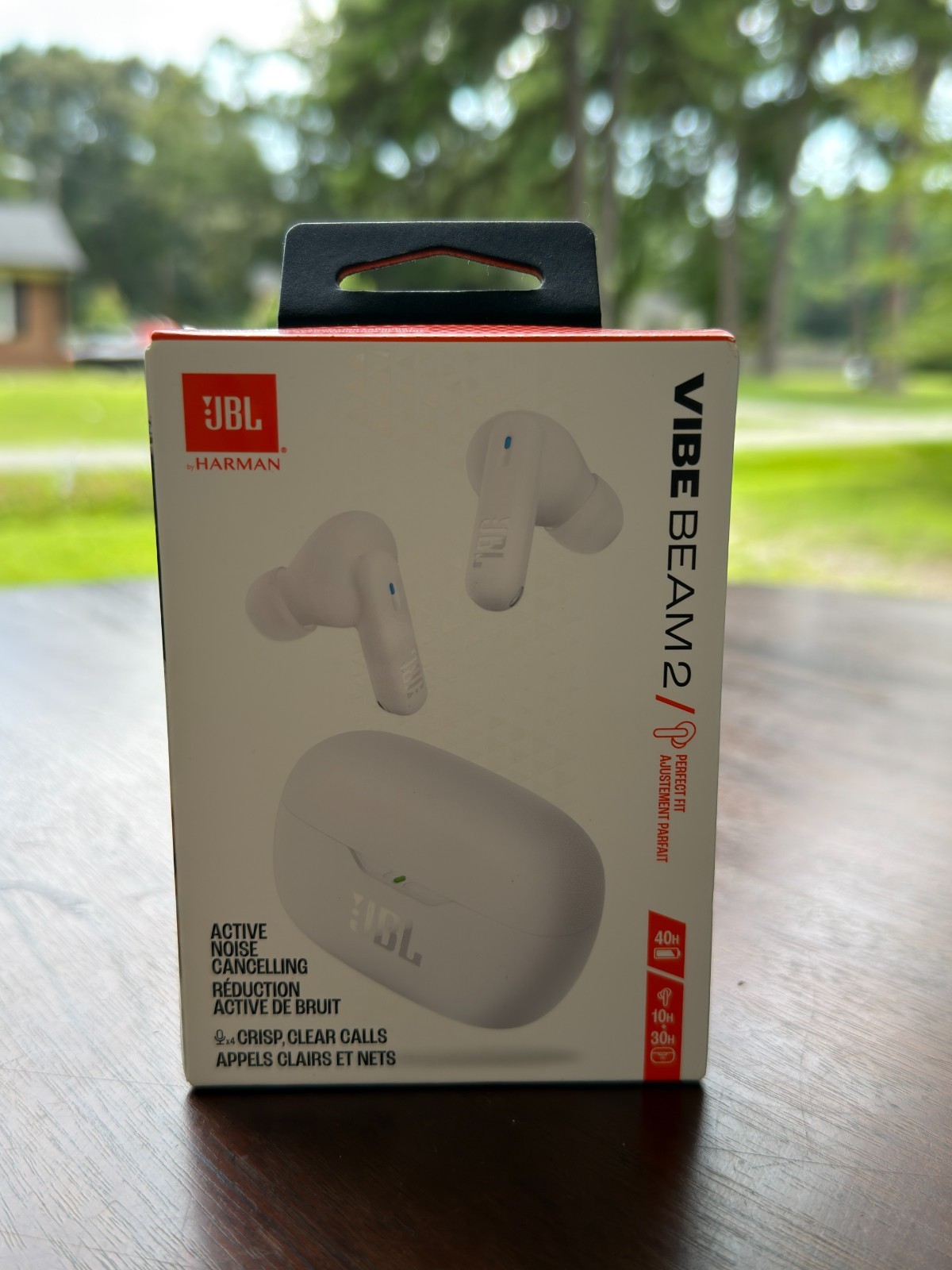 JBL Vibe Beam 2 Wireless ANC Earbuds Brand New | White Color