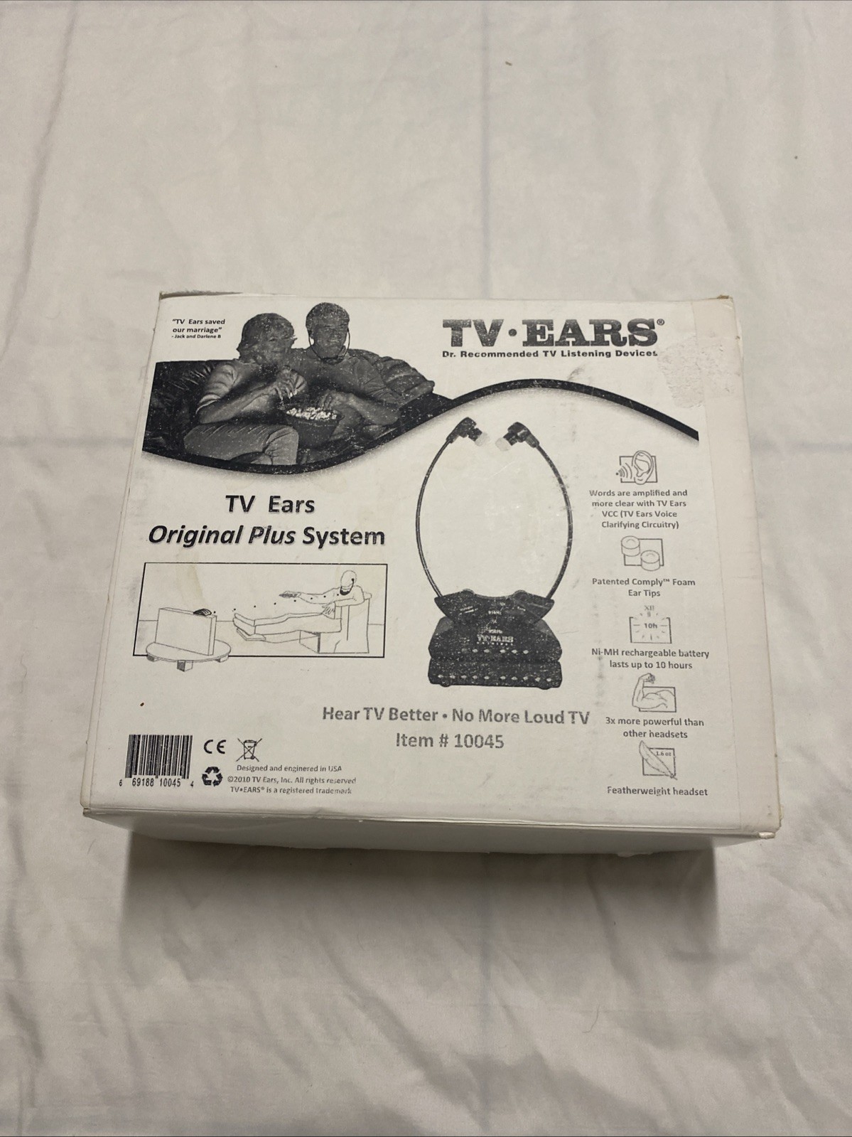 As Seen On Tv Ears TV Listening Device Wireless Headset