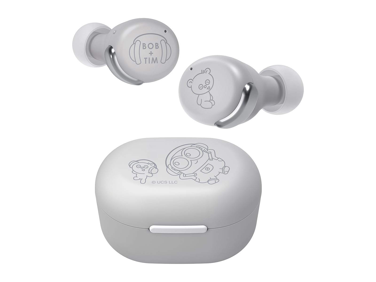 JVC Kenwood HA-A30T-EH Bluetooth Earbuds Minions Noise Cancelling Grey