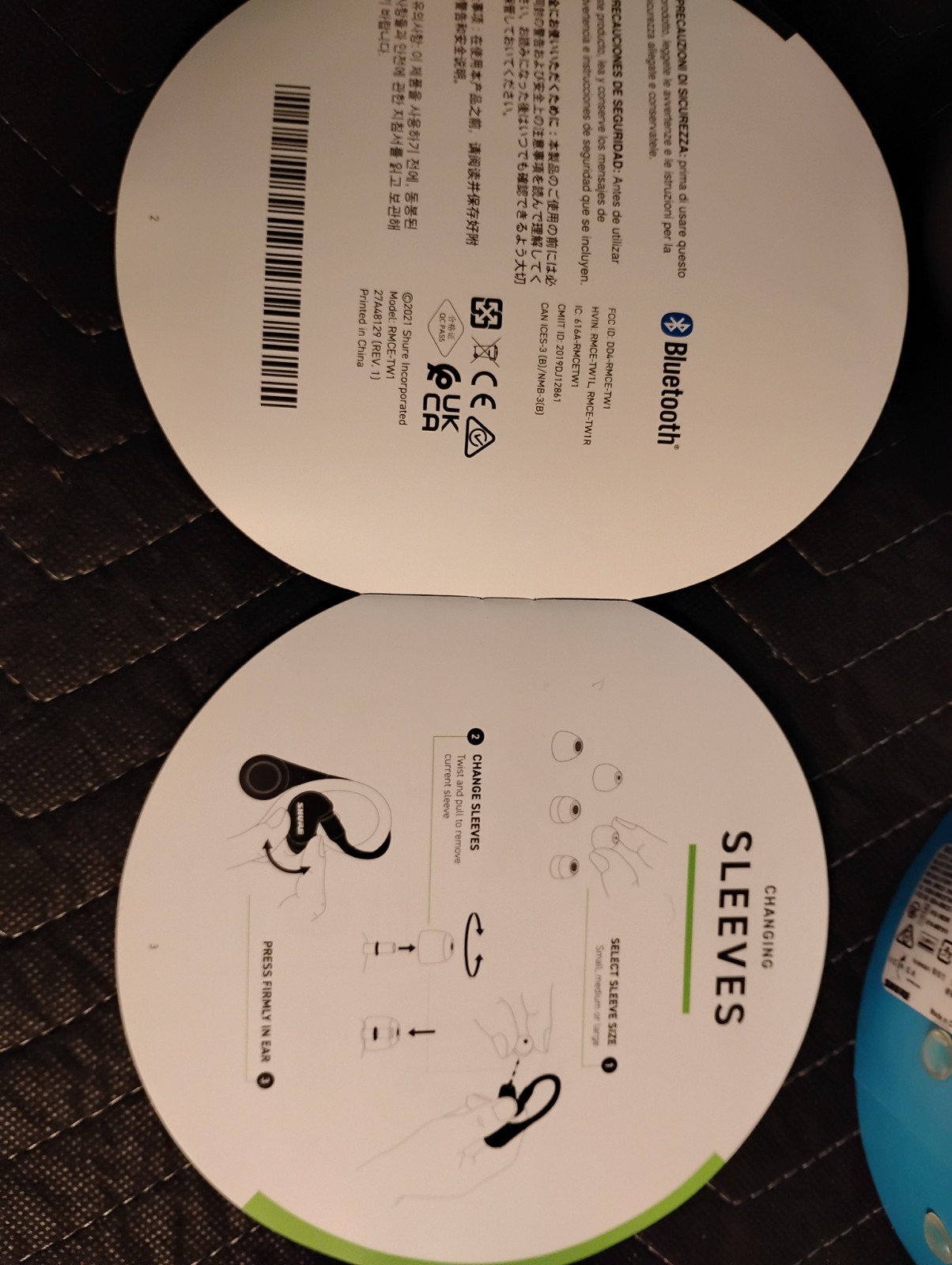 SHURE AONIC215 TRUE WIRELESS 2nd Generation Sound Isolating Earphones