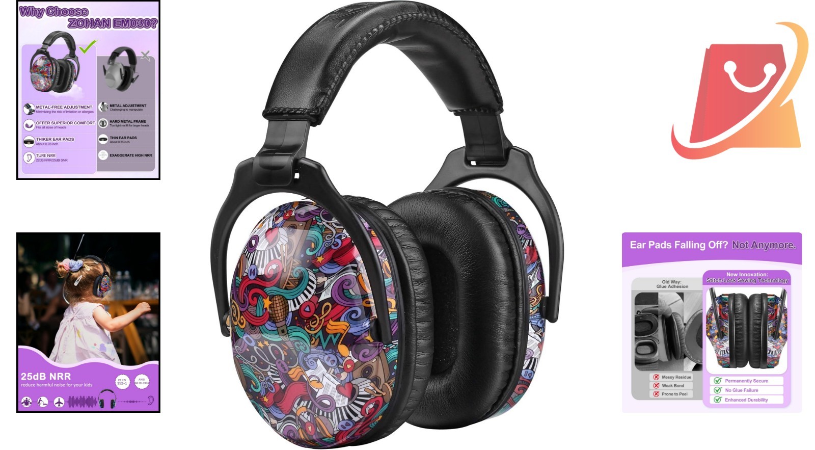 Kids Ear Protection Noise Cancelling Headphones Sound Isolation for Autism
