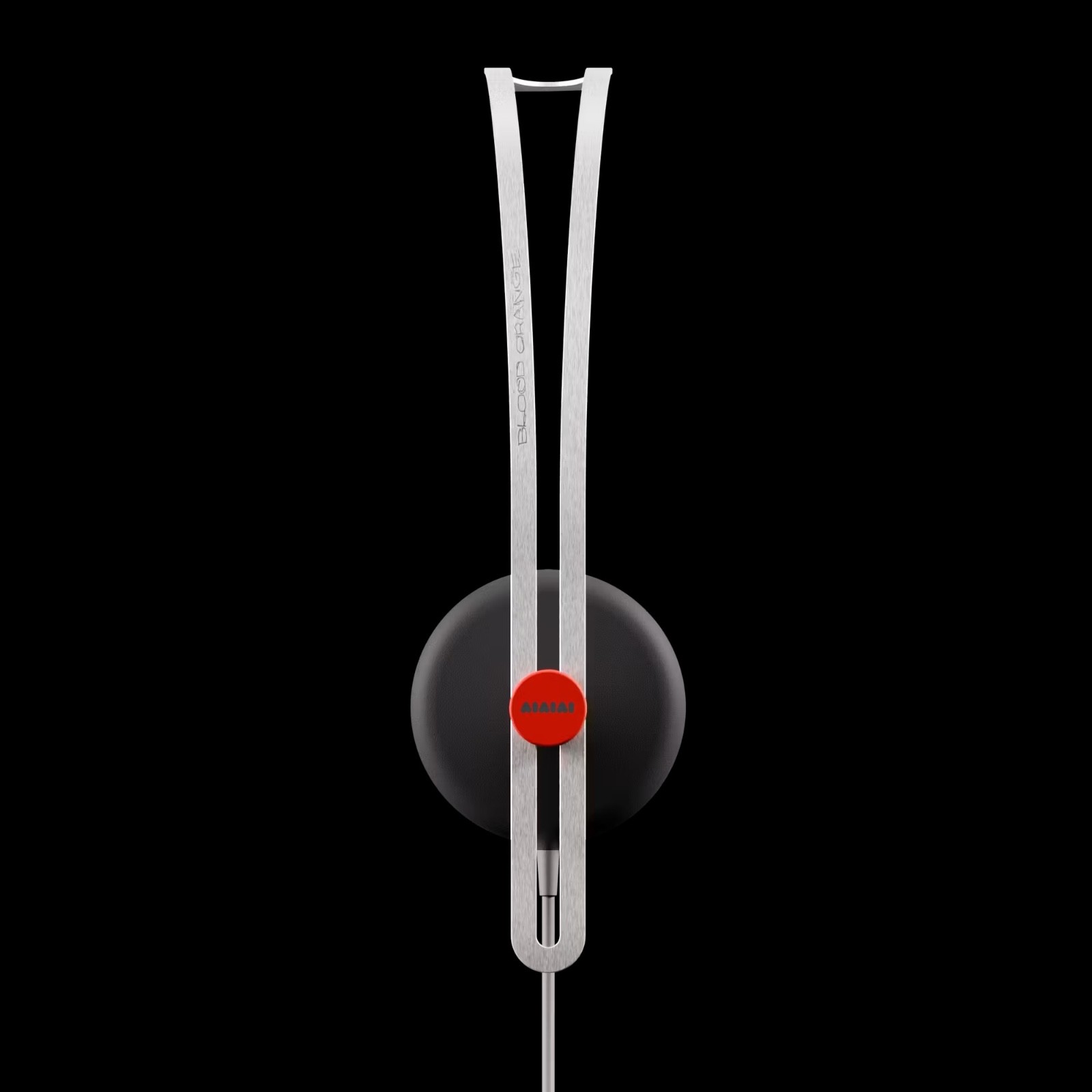 AIAIAI Blood Orange Tracks 3.5mm On-Ear Headphones with Microphone Brand New