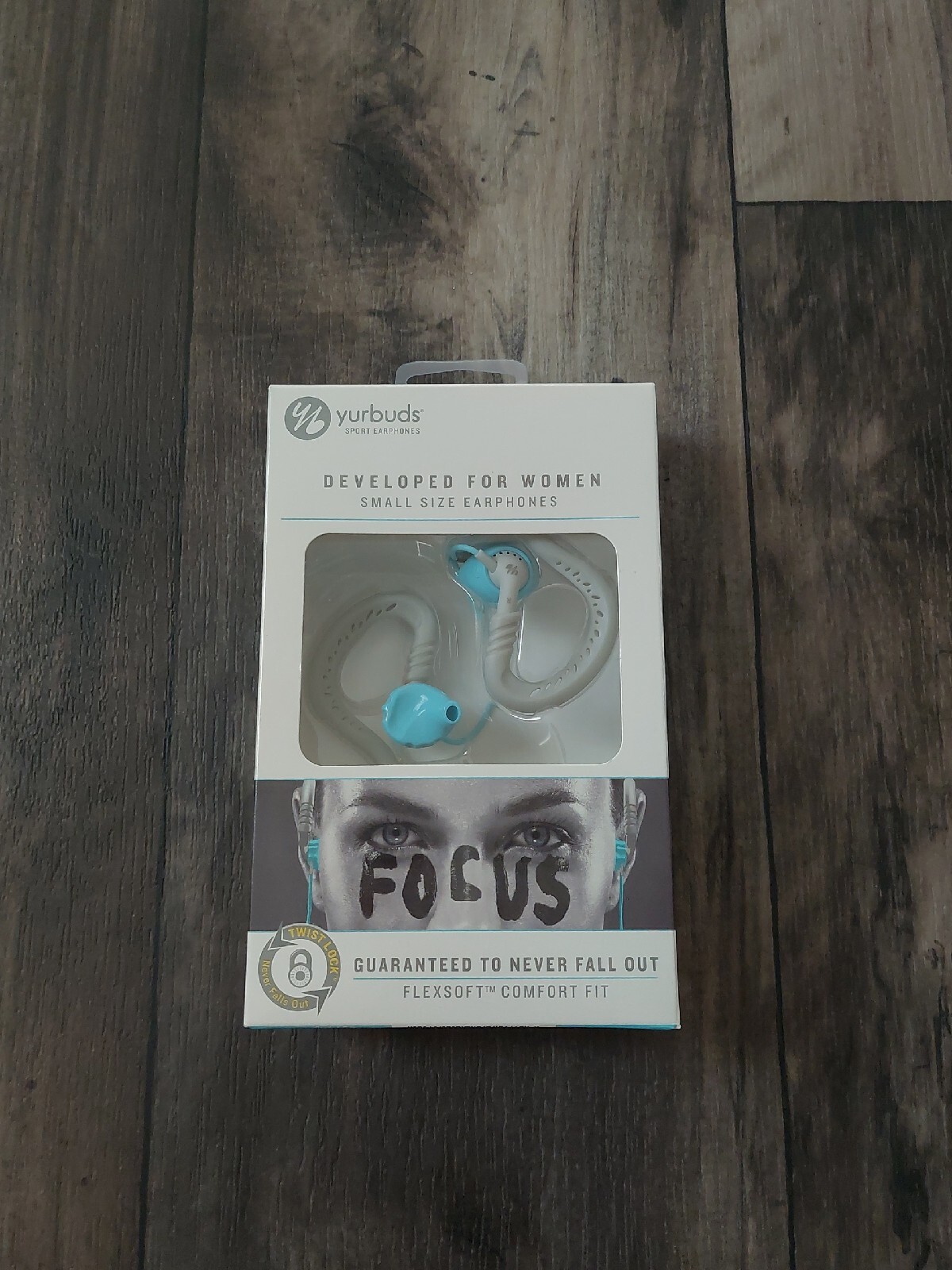 Yurbuds Focus Sport Women’s Headphones – Blue – Sealed Package NEW