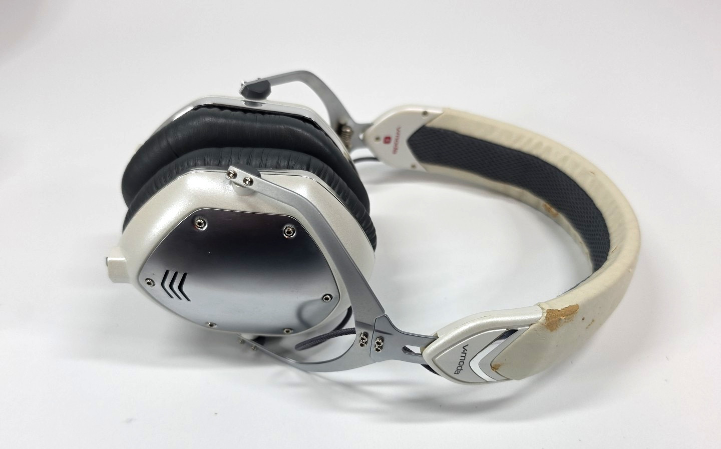 V-Moda Crossfade M-100 Over-Ear Headphones – White Silver