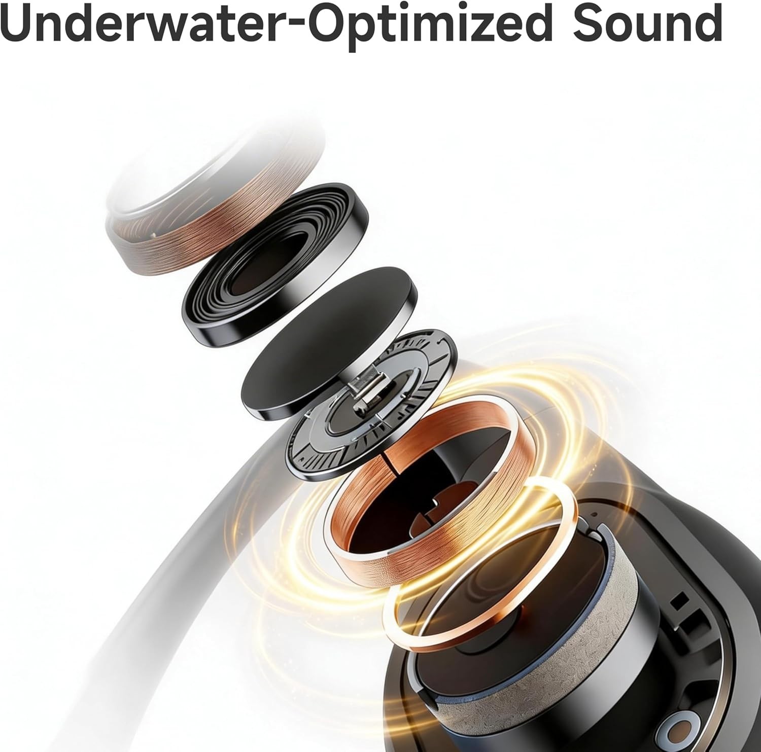 Aqua Plus Bone Conduction Headphones – IP68 Waterproof Swimming MP3 & Bluetooth
