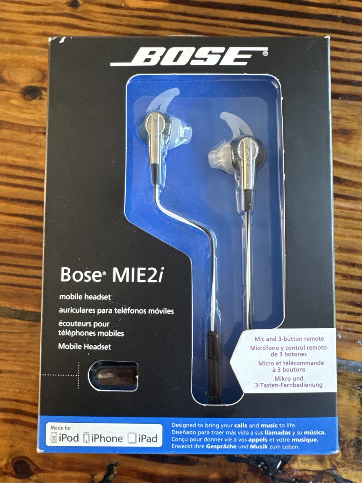 BOSE MIE2i Mobile Headset w/ Inline Mic & Controls for Apple Factory Sealed