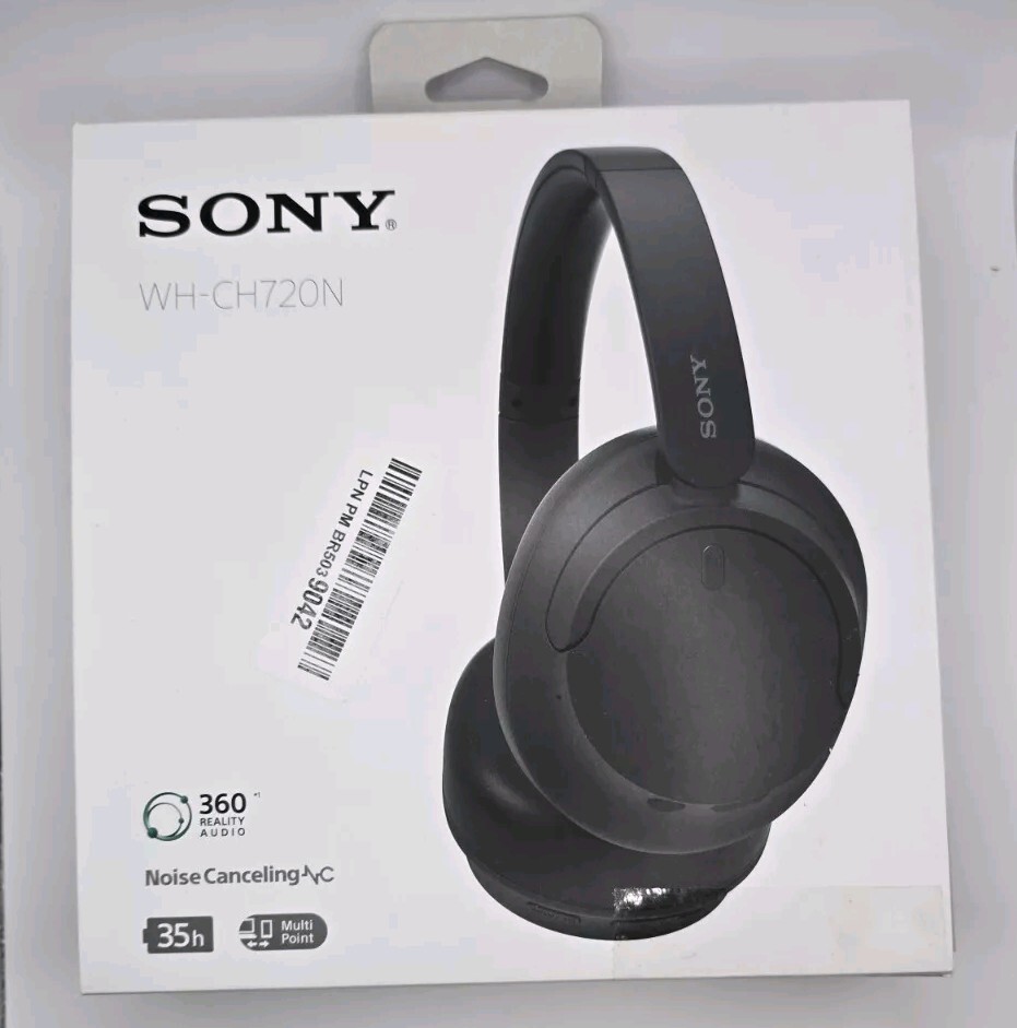 Sony WH-CH720N Wireless Over-Ear Headphones – Black – Used / Read