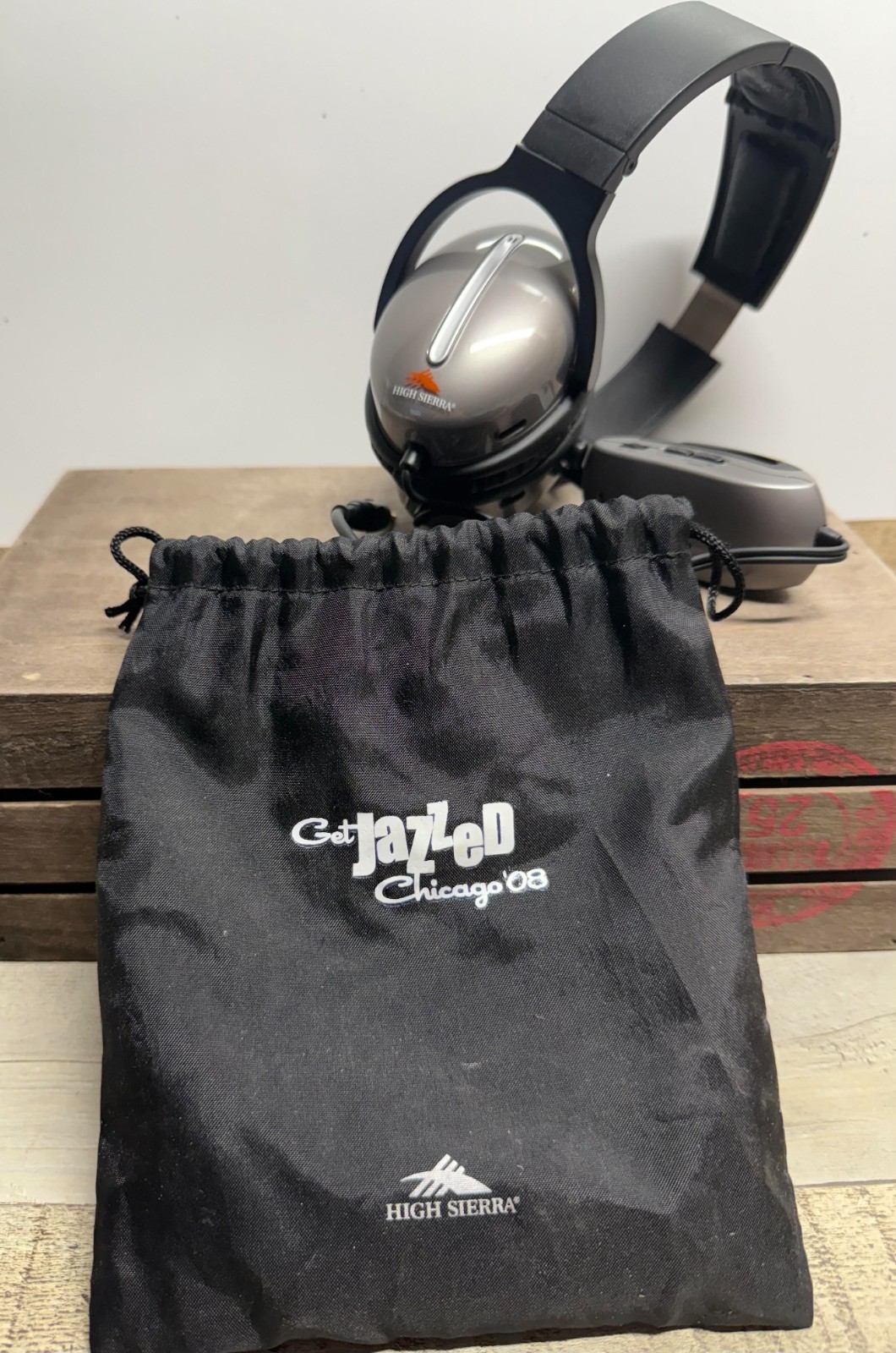 High Sierra Noise-Cancelling Headphones- Fast Ship