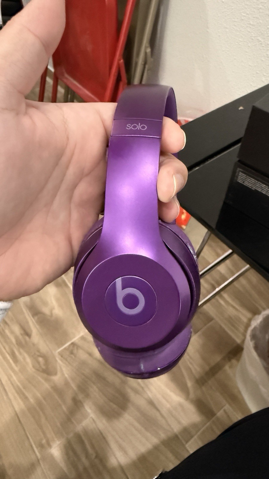Beats by Dr. Dre Solo2 Royal Edition Imperial Violet Headphones 3.5mm Case