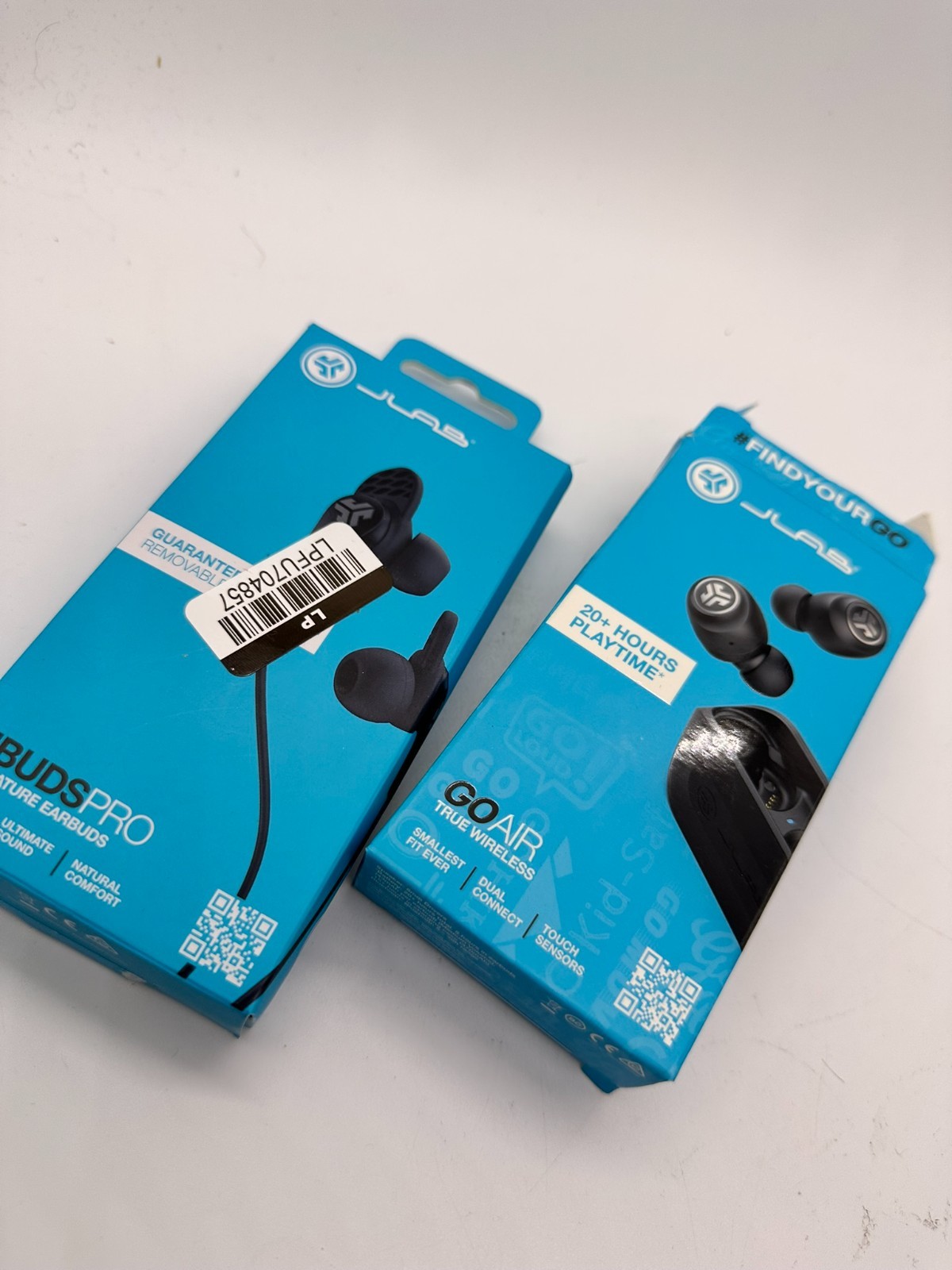 2x JLab – GO Air + JBUDS PRO 20 Hours Playtime True Wireless In-Ear Headphones