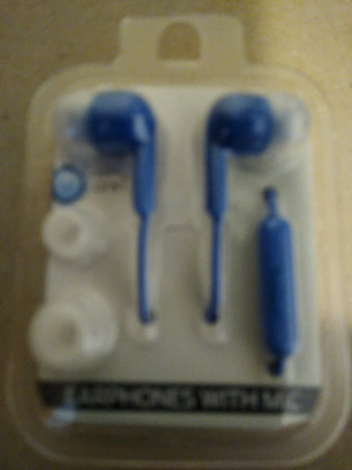 New Blue Earphones with Mic Earbuds MIC 3 Soft Slicon Ear Tips Headphones Wired