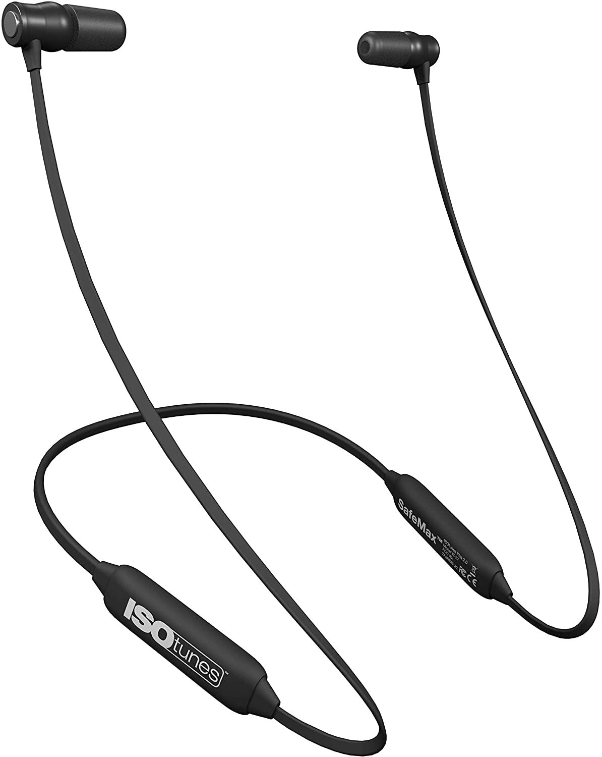 ISOtunes XTRA 2.0: Bluetooth Hearing Protection (Black)