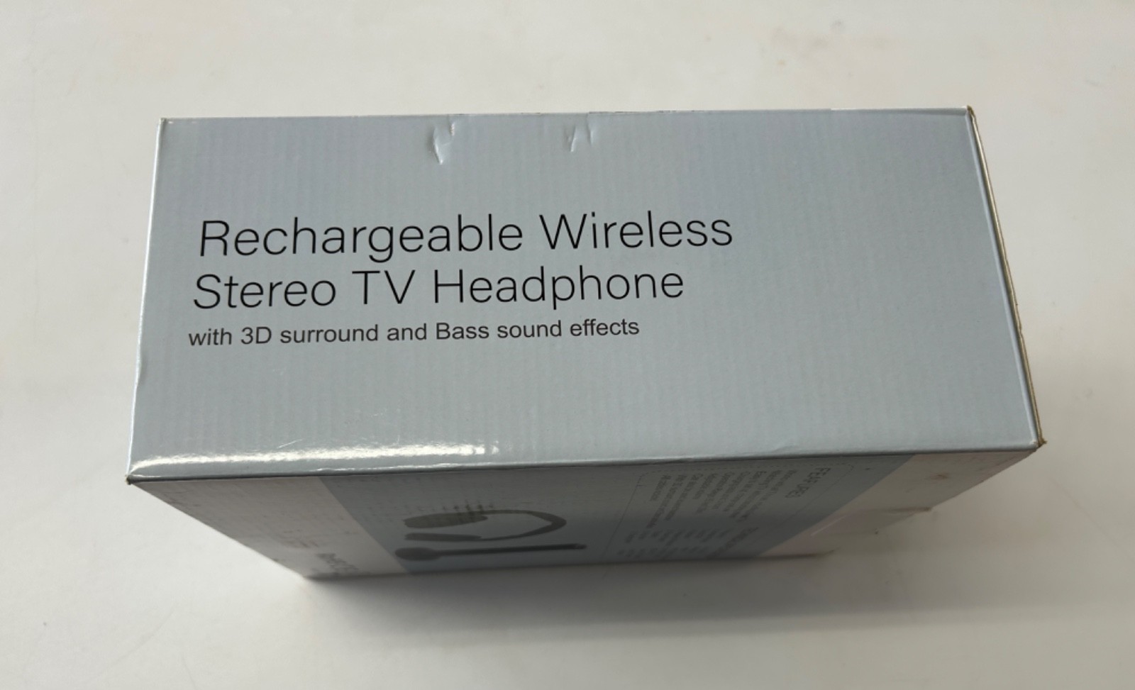 Wireless Headphones for TV Watching with 2.4G RF Transmitter Charging Black
