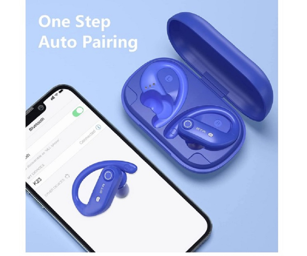 Tagry K23 Bluetooth Earphones With 4-Mics & 100 Hours Of Playback Time, Equipped