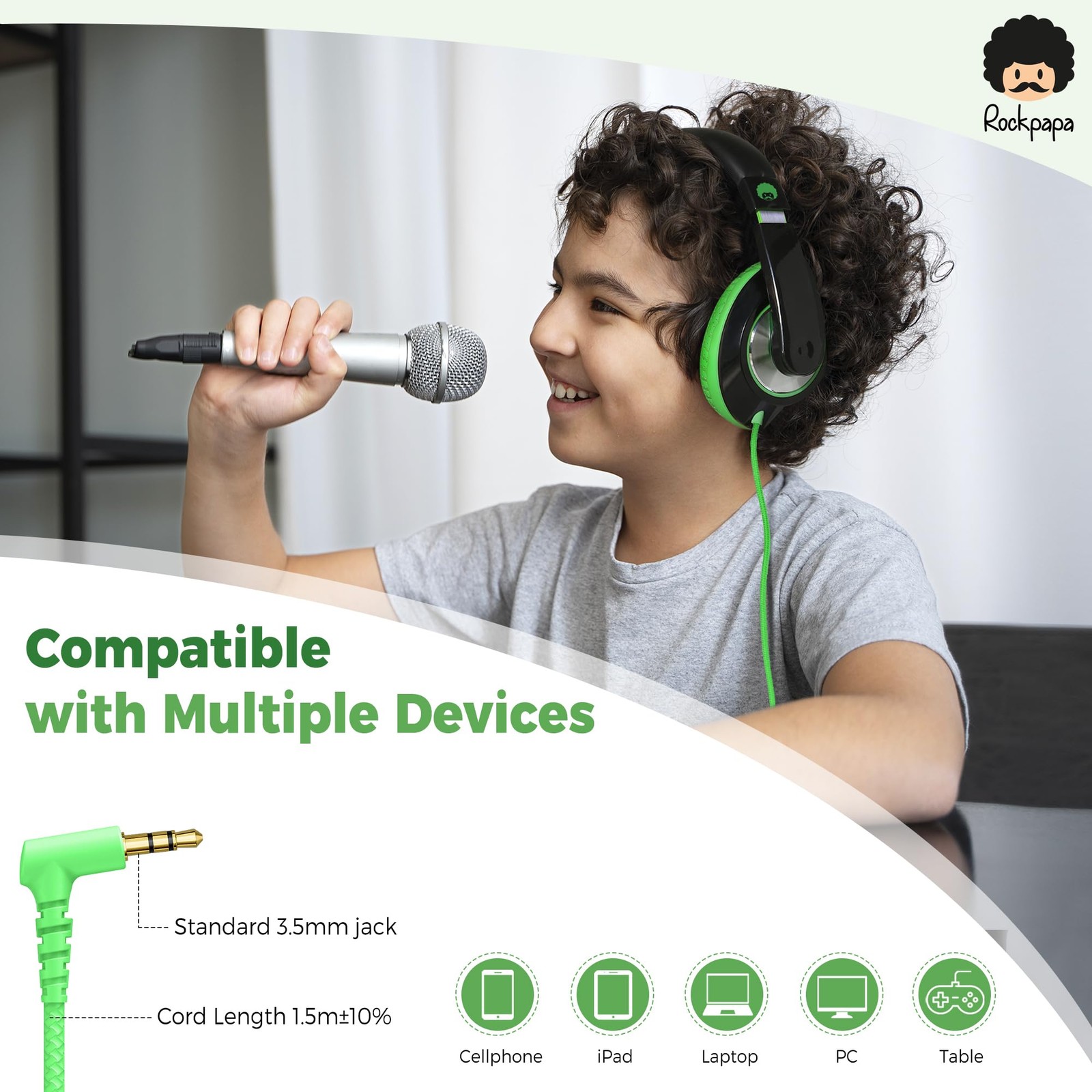 Comfort Kids Headphones for School, Lightweight Childrens Boys Girls Teens O