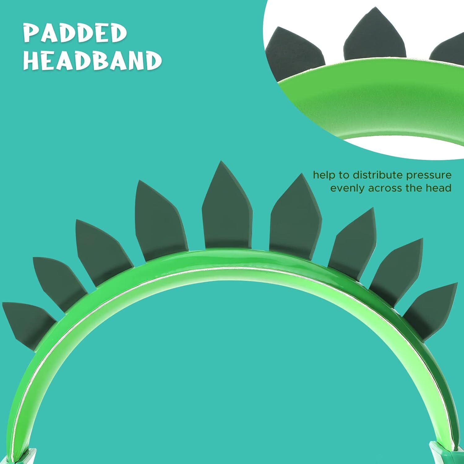 Kids Dinosaur Noise Cancelling Earmuffs – Hearing Protection for Ages 1 to 12