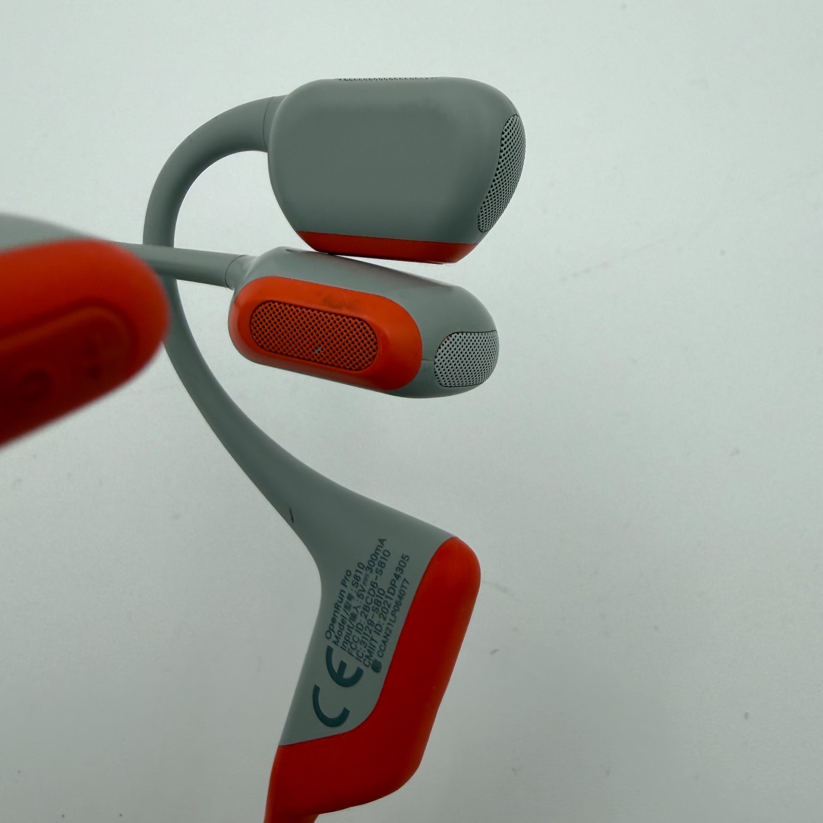 SHOKZ OpenRun Pro Open-Ear Bluetooth Bone Conduction Sport Headphones Orange