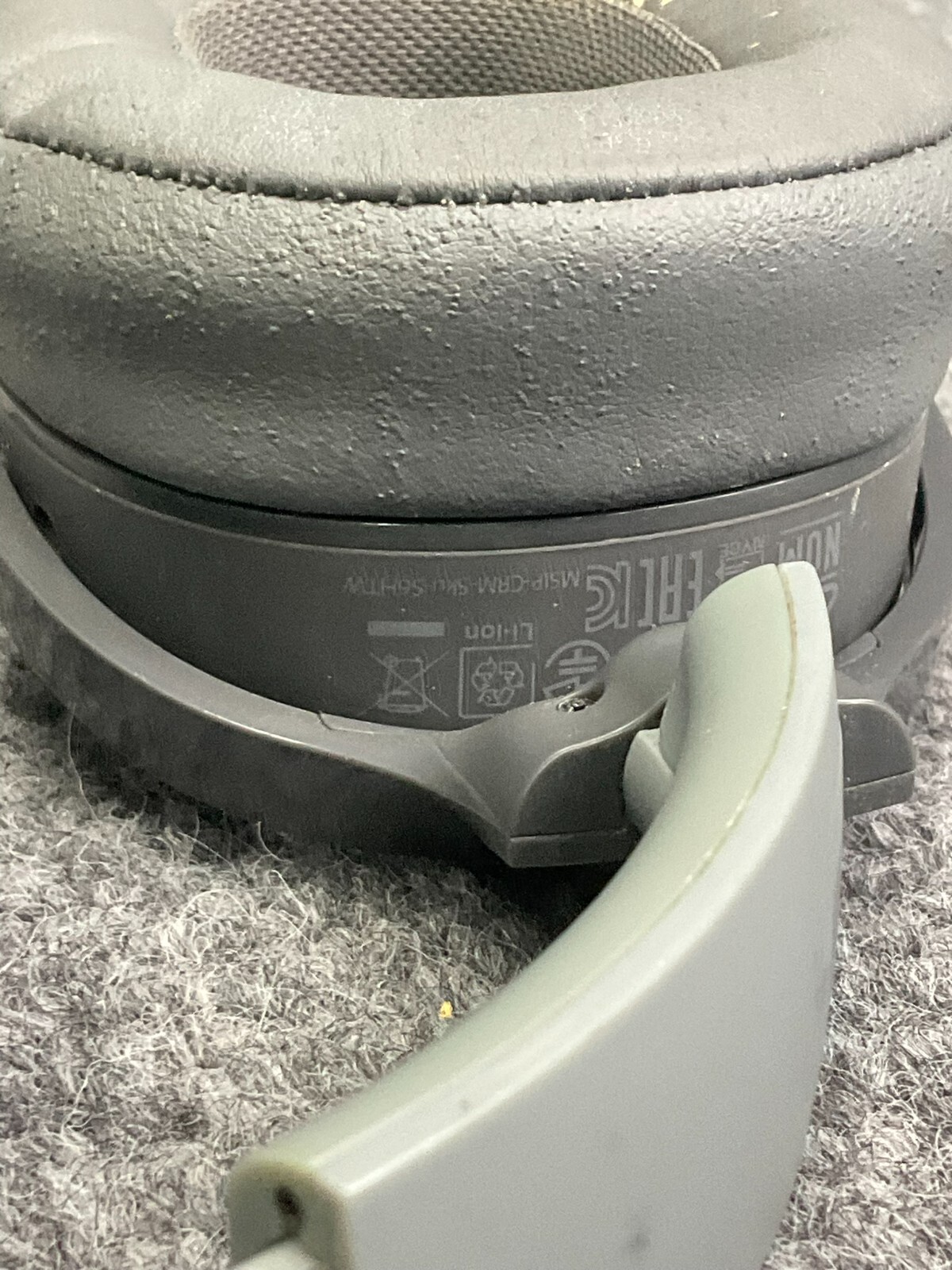 Skullcandy Gray Over Ear Headphones Used With Cable