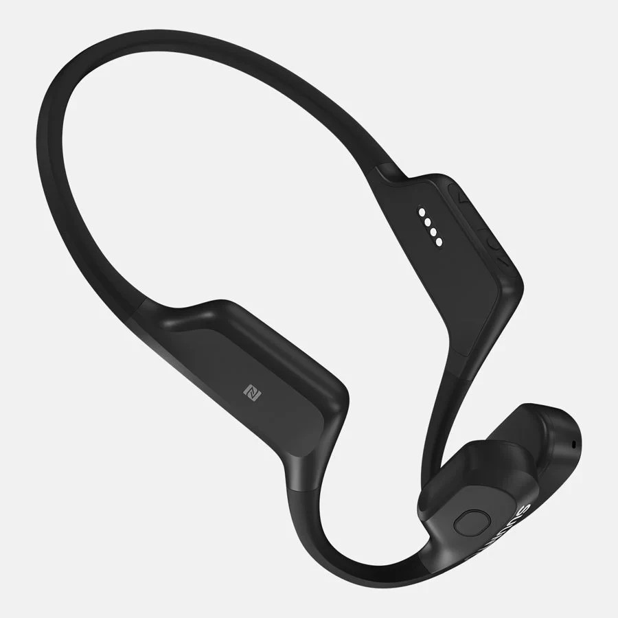 Suunto Aqua SS051023000 Open Ear Bone Conduction Waterproof Headphone – Black