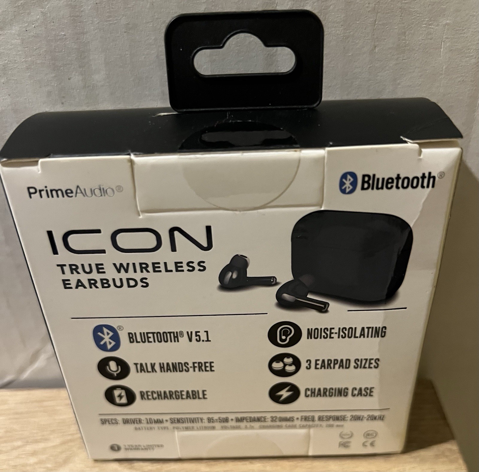 Prime Audio® Icon True Wireless Earbuds NAVY BLUE new sealed