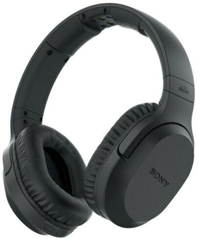 Sony WH-RF400 Wireless Home Theater Headphones Black for Watching TV.