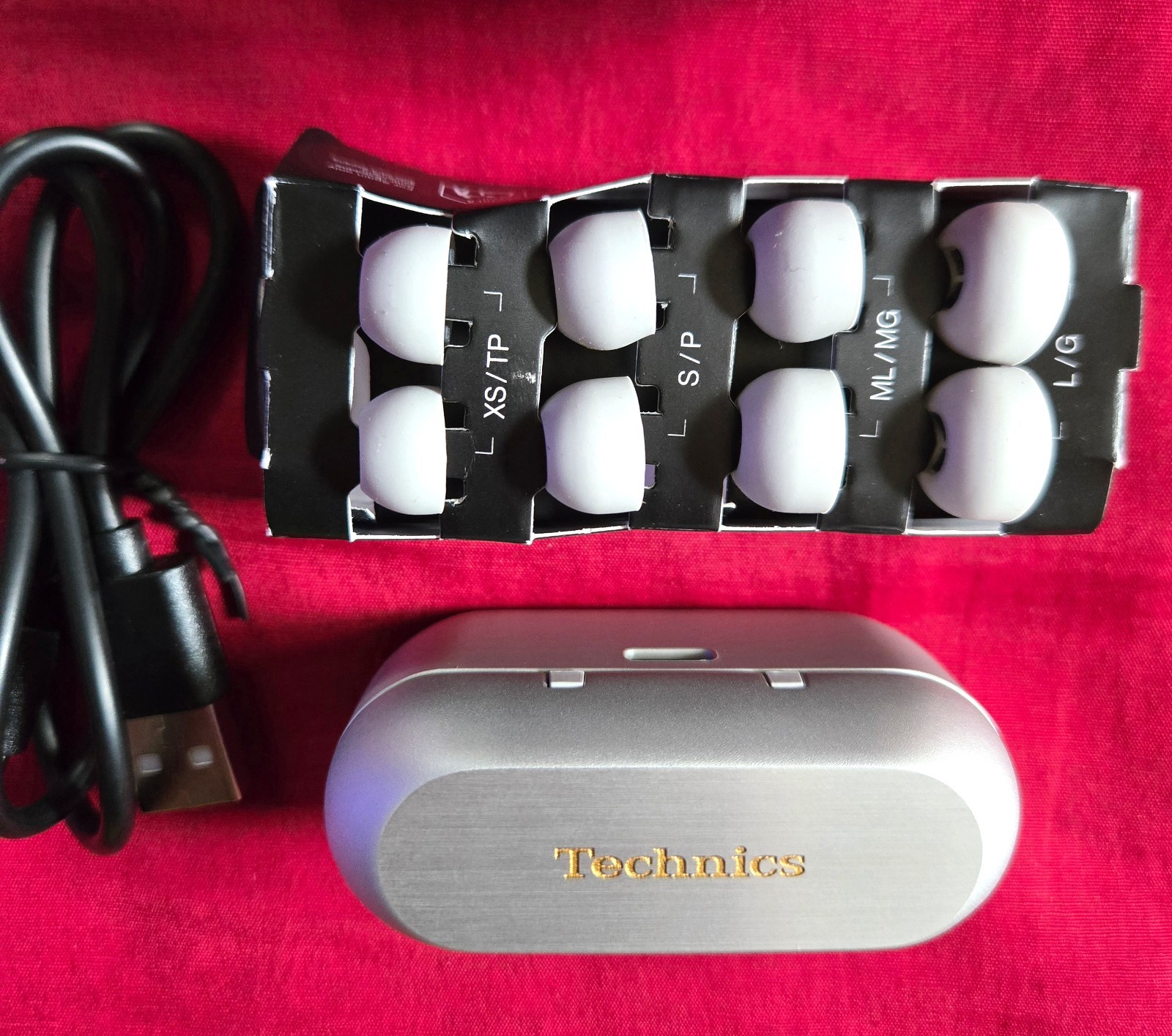 Technics EAH-AZ100-S True Wireless Bluetooth Earbuds Silver