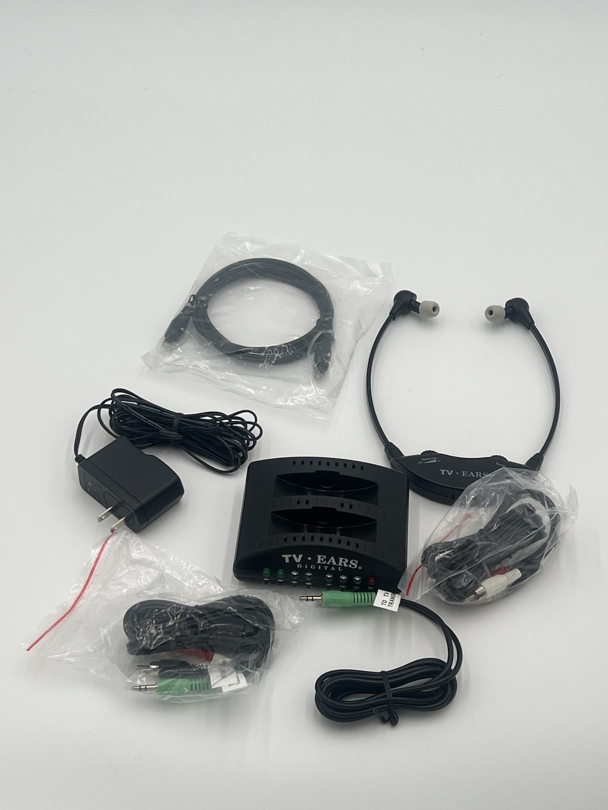 TV Ears 5.0 Wireless Analog Headphones 2 Headsets -TV Hearing Listening