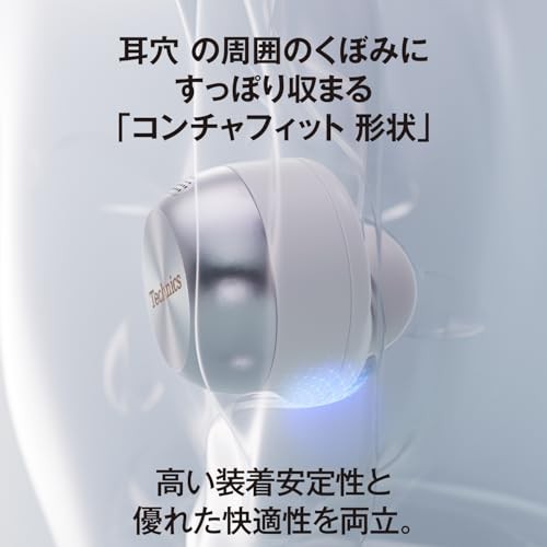 Technics champagne gold EAH-AZ100-N earphones magnetic fluid driver earbuds