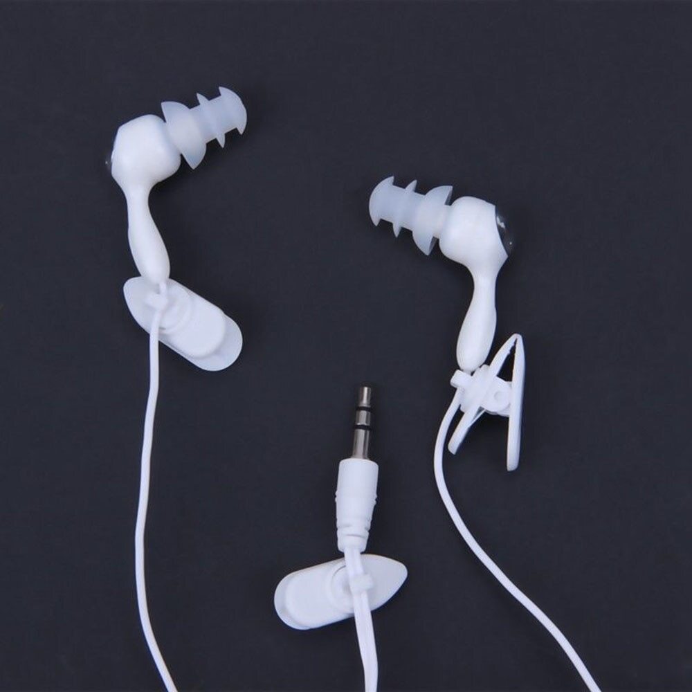 IPX8 Waterproof Earphones Earbud in 3.5mm Jack Swimming MP3 Player Headphone