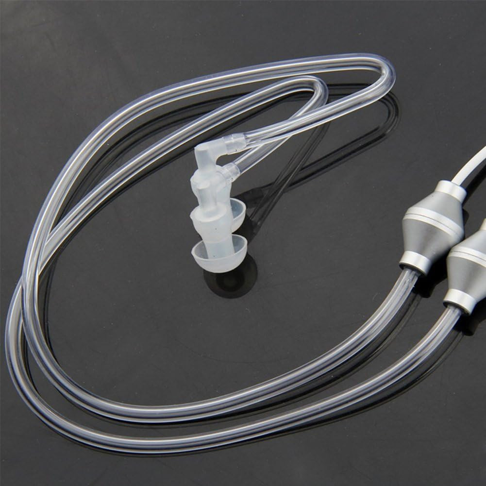 Istereo Ear Headphones,Air Tube Anti-Radiation Headsets Earphone,In Ear Stereo N