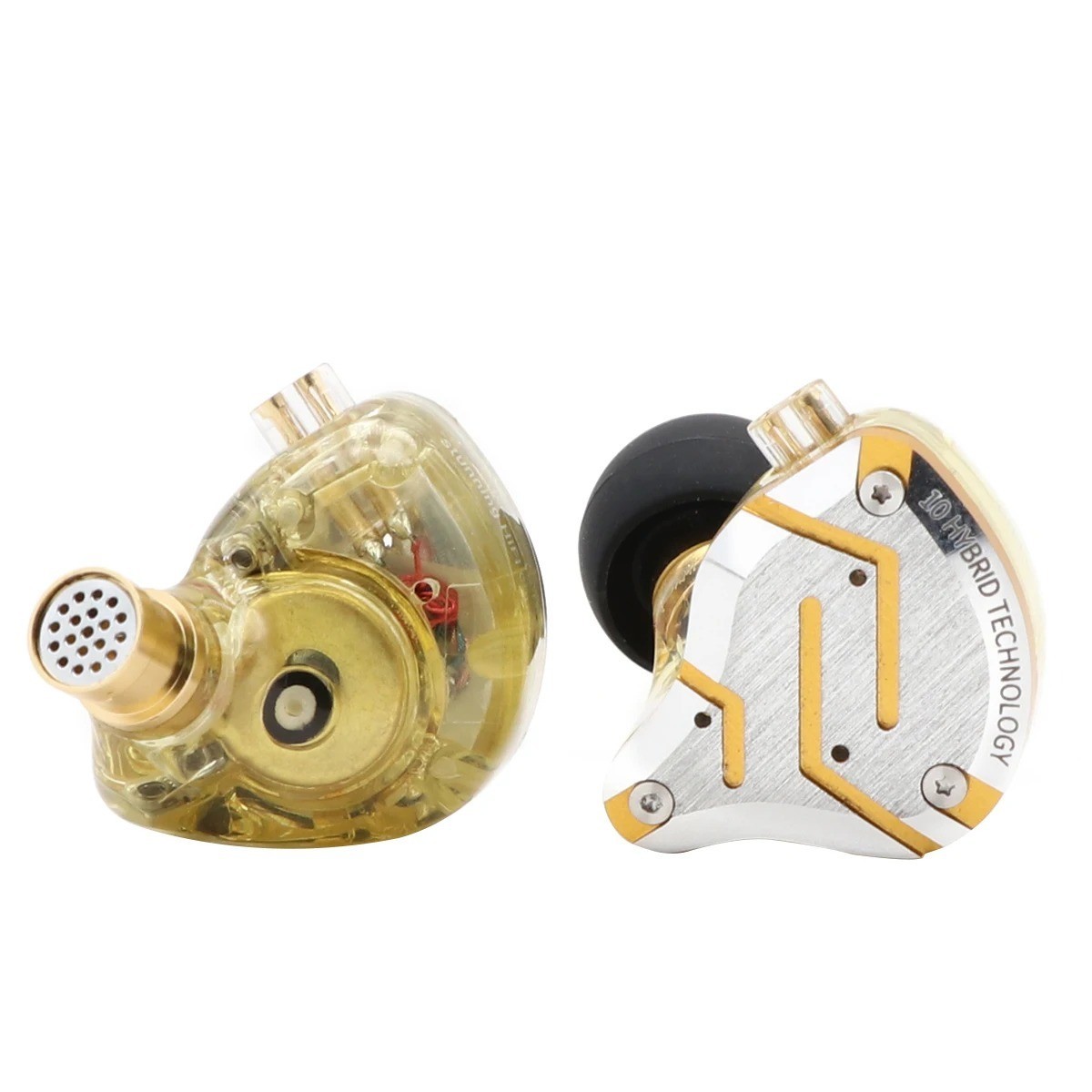KZ ZS10 Pro 4BA+1DD 5 Driver In-Ear Hifi Metal Earphones With Detachable Cable