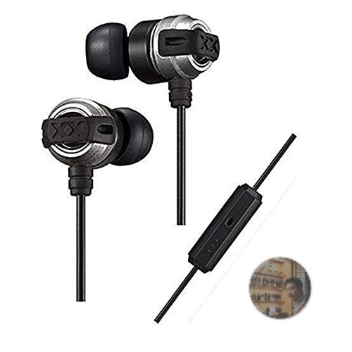 JVC Kenwood HA-FX11XM-S XX Series In-Ear Earphones Silver w/ Remote & Case