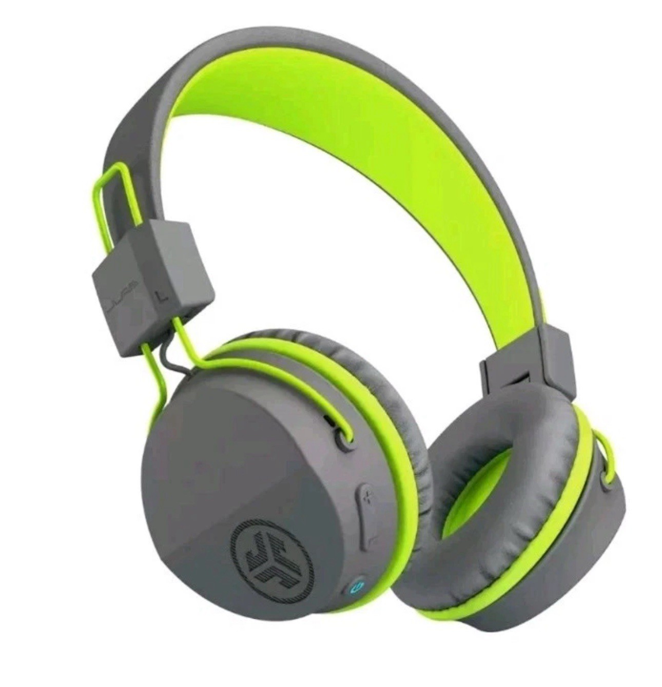 JLab Neon Bluetooth Folding On-Ear Headphones Wireless Headphones 13Hour Green