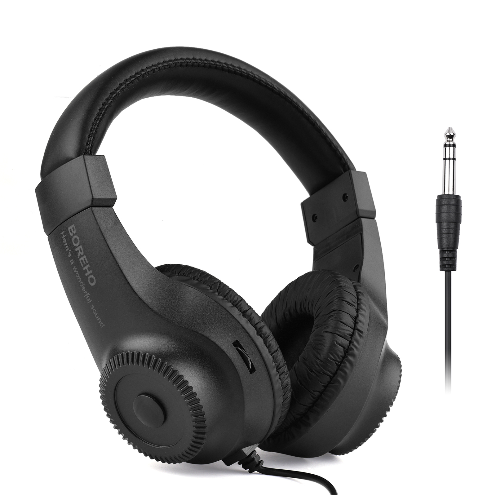 Wired Monitor Headphones Over Ear Headset for Electric Guitar Amplifier B6B0