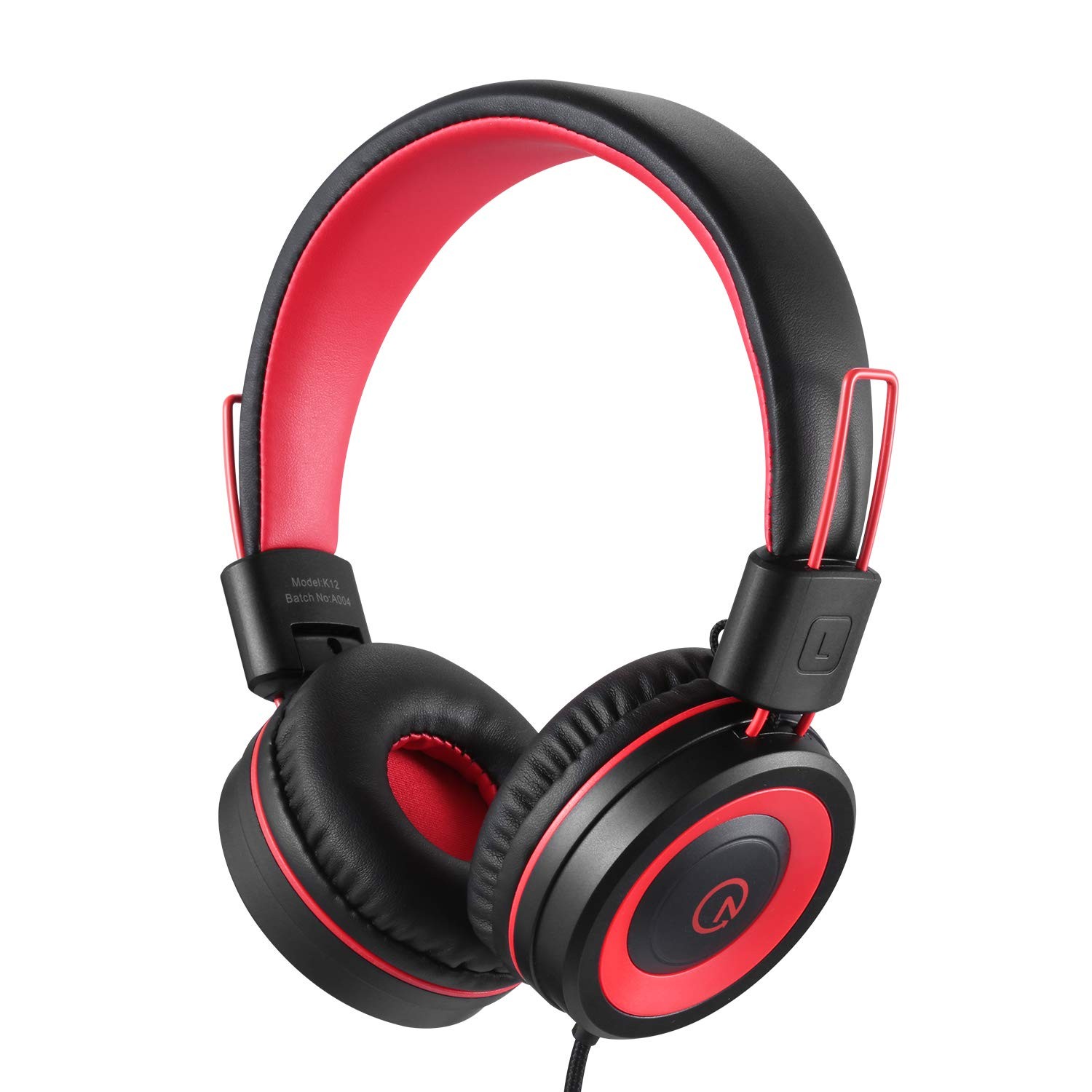 Headphones with Microphone K12 Stereo 5ft Long Cord with 85dB/94dB Volume Lim…
