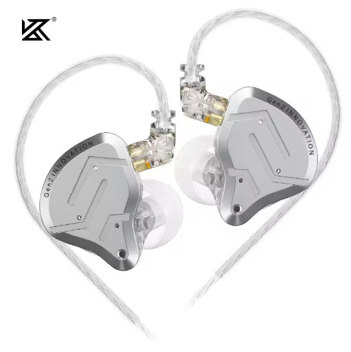 KZ ZSN Pro 2 Hybrid 1BA 1DD Wired IEM Earphones HiFi Sound