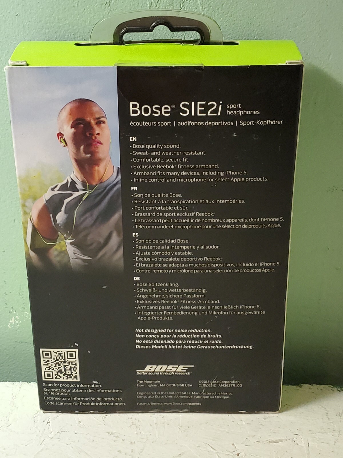 Bose SIE2i Sport Headphones Exclusive Reebok Armband Made 4 Apple iPod iPhone ++