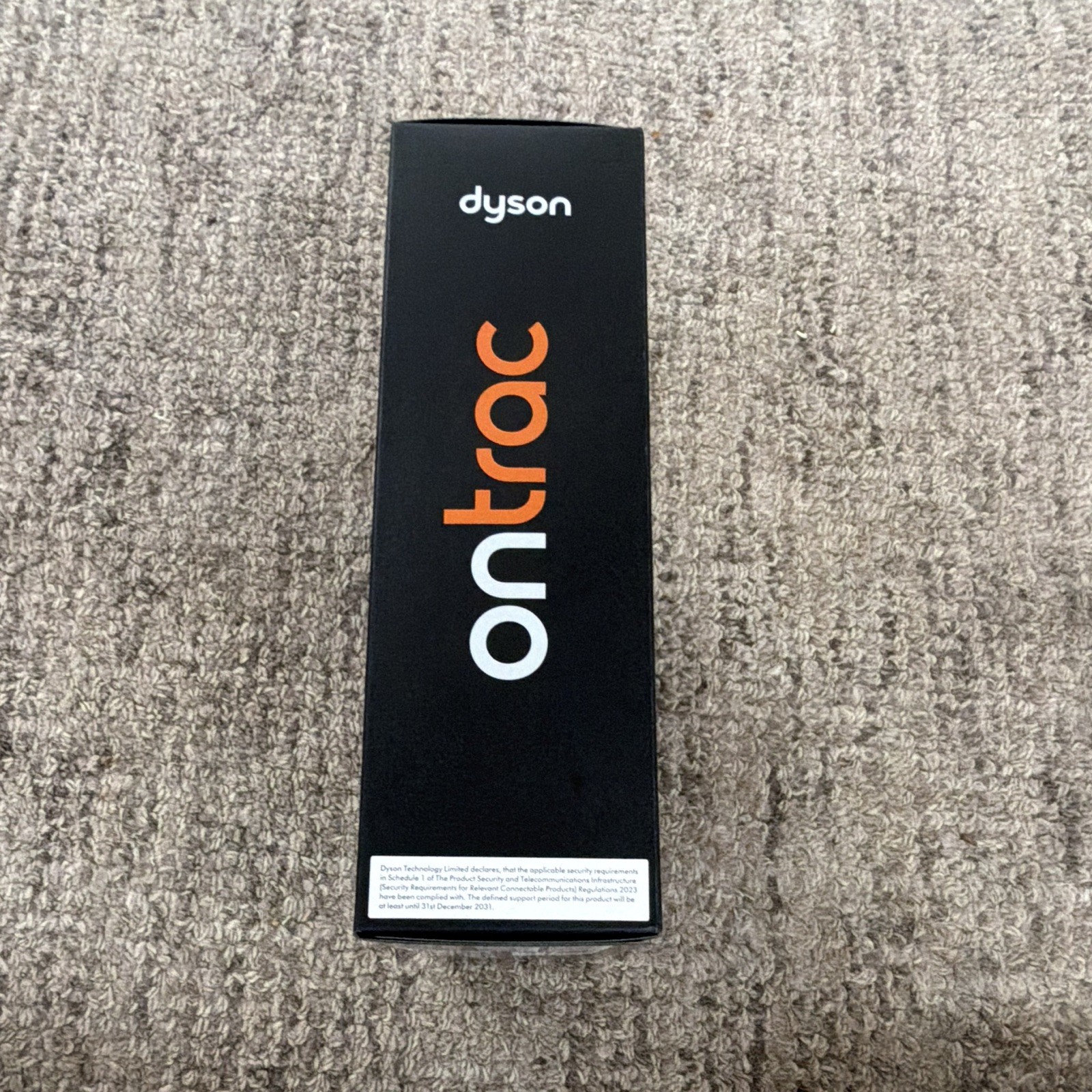 Dyson OnTrac Wireless Over-Ear Headphones Active Noise Cancellation Black Orange