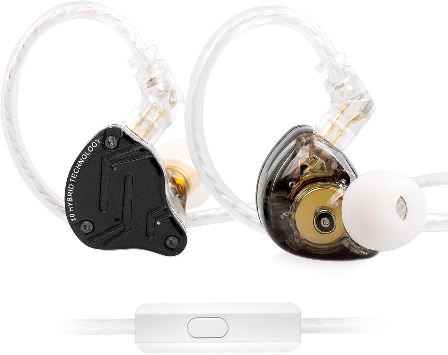 KZ ZS10 Pro X Gaming Earbuds, KZ in Ear Monitor,Upgraded 4BA 1DD in Ear Monitor