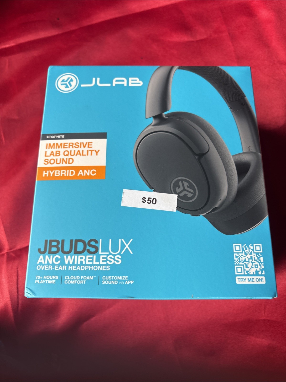 JLab JBuds Lux NEW Noise Canceling Bluetooth Wireless Headphones Graphite