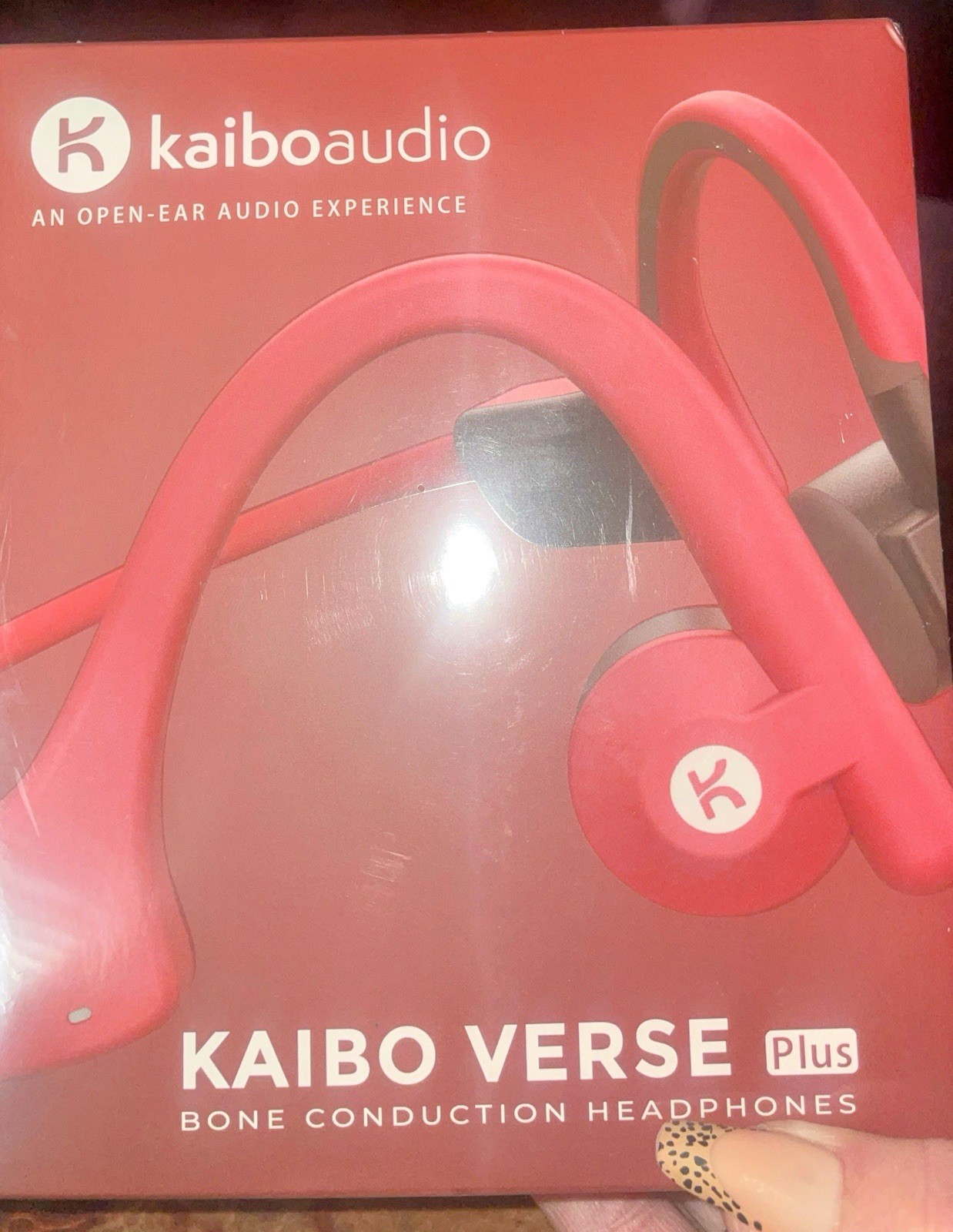 Kaibo Verse Plus Bone Conduction Headphones Bluetooth Factory Sealed Red 🔥