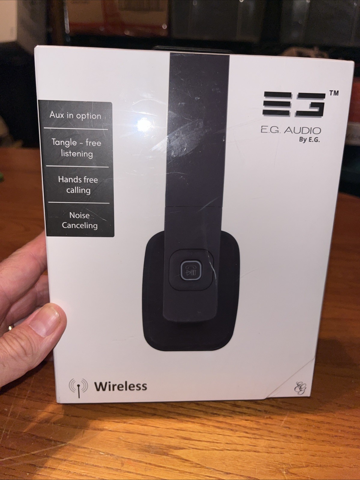 E.G. AUDIO, Bluetooth, Noise Cancelling headphones, Built In mic, 8-10 hours